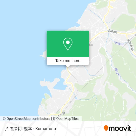 片道踏切 map
