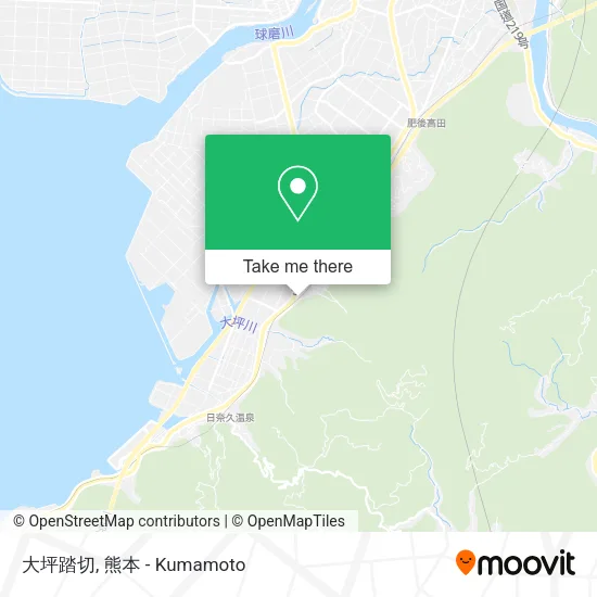 大坪踏切 map