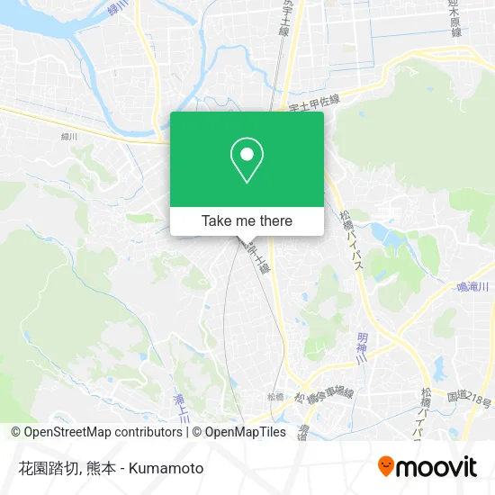 花園踏切 map