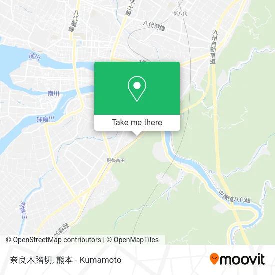 奈良木踏切 map
