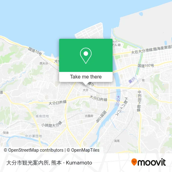 大分市観光案内所 map