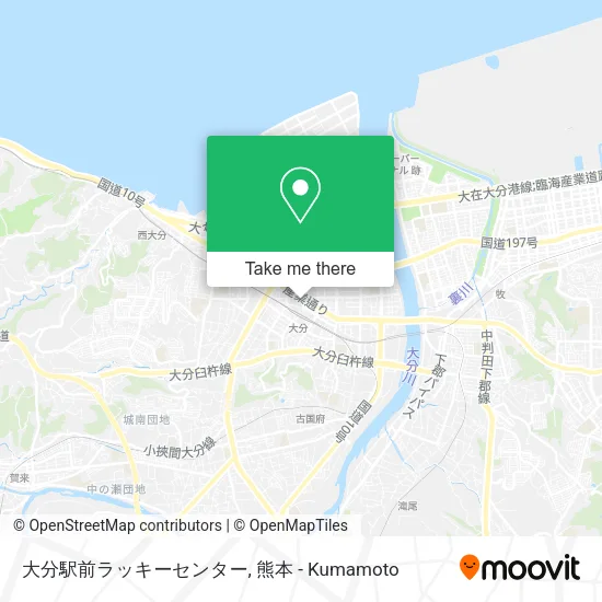 大分駅前ラッキーセンター map