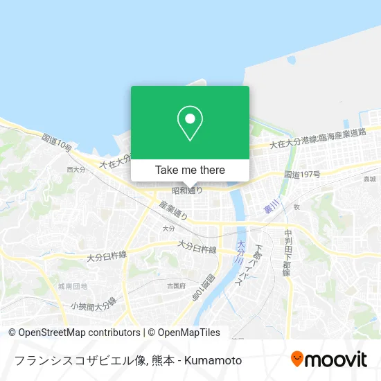 フランシスコザビエル像 map