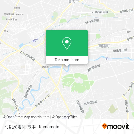 弓削変電所 map