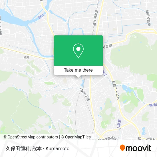 久保田歯科 map