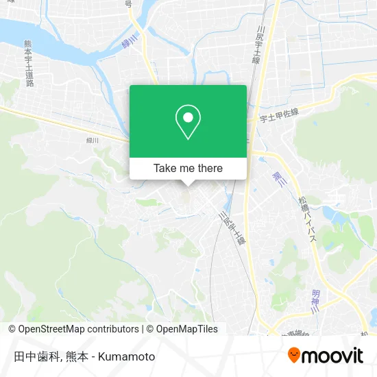 田中歯科 map