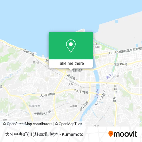大分中央町(Ⅱ)駐車場 map