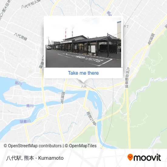 八代駅 map