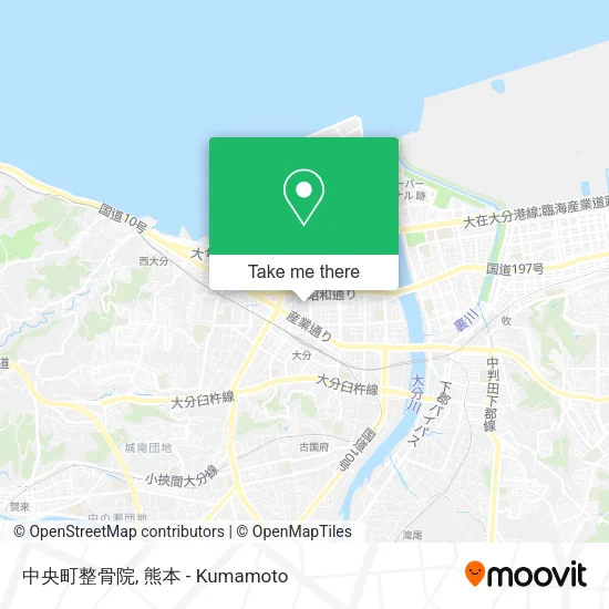 中央町整骨院 map