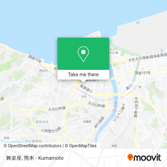 舞楽座 map