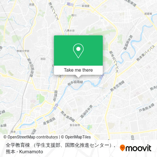 全学教育棟 （学生支援部、国際化推進センター） map