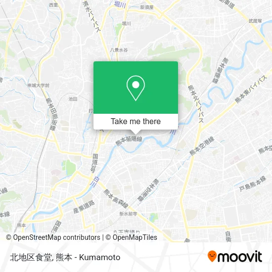 北地区食堂 map