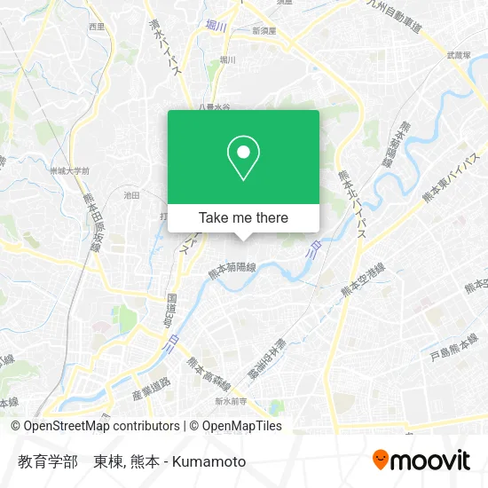 教育学部　東棟 map
