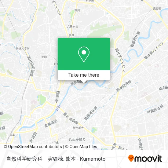 自然科学研究科　実験棟 map
