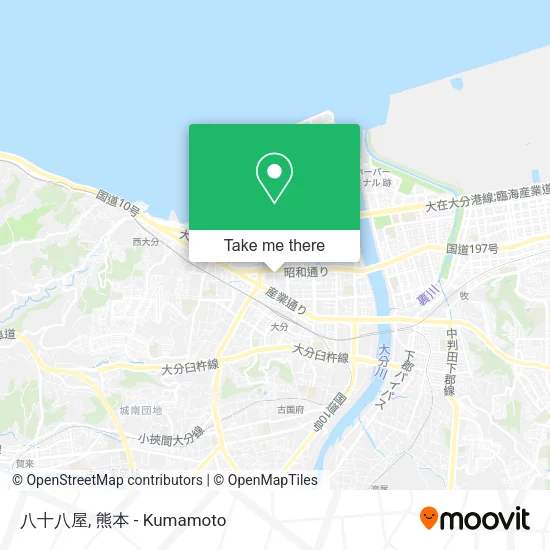 八十八屋 map