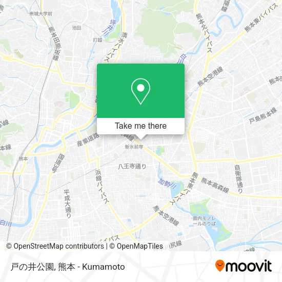 戸の井公園 map