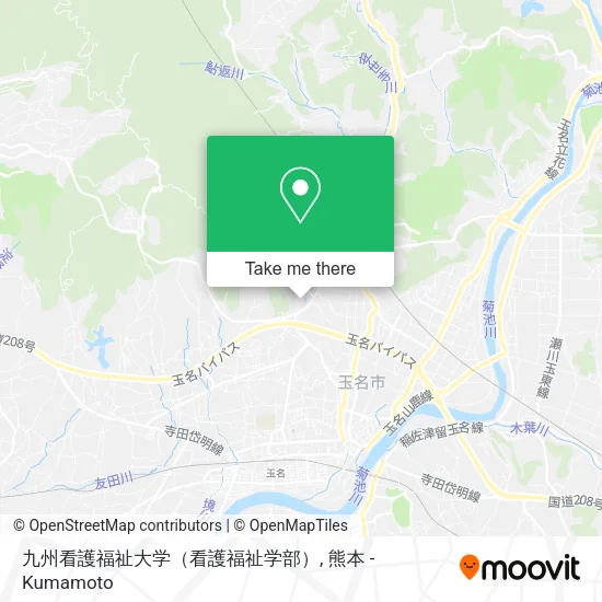 九州看護福祉大学（看護福祉学部） map