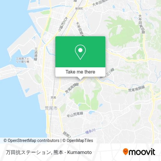 万田抗ステーション map