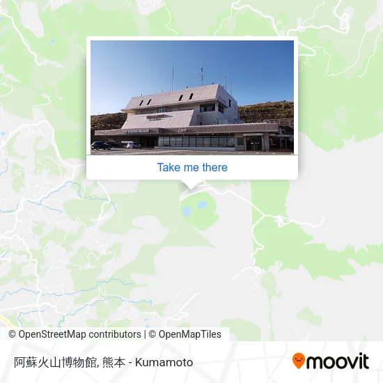 阿蘇火山博物館 map