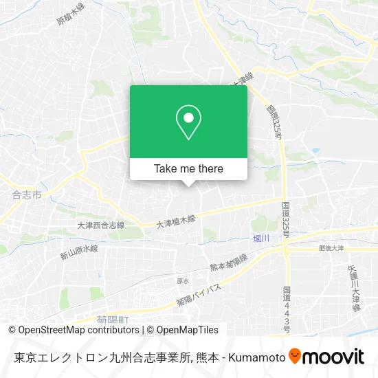 東京エレクトロン九州合志事業所 map