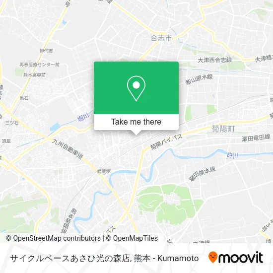 サイクルベースあさひ光の森店 map
