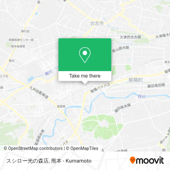 スシロー光の森店 map