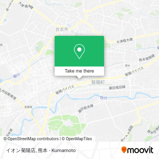 イオン菊陽店 map