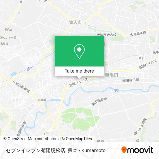 セブンイレブン菊陽境松店 map