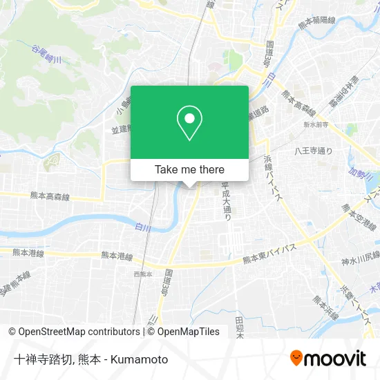 十禅寺踏切 map