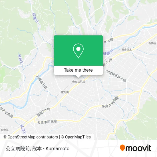公立病院前 map