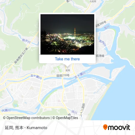 延岡 map