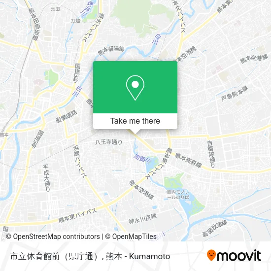市立体育館前（県庁通） map