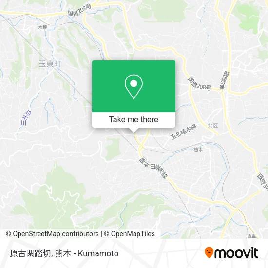 原古閑踏切 map