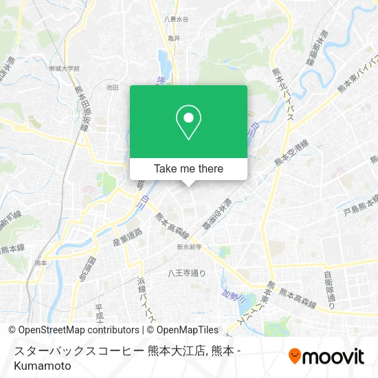 スターバックスコーヒー 熊本大江店 map