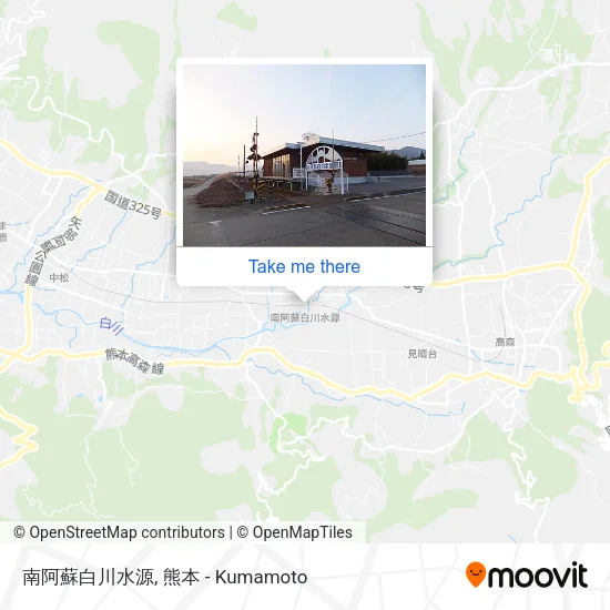 南阿蘇白川水源 map