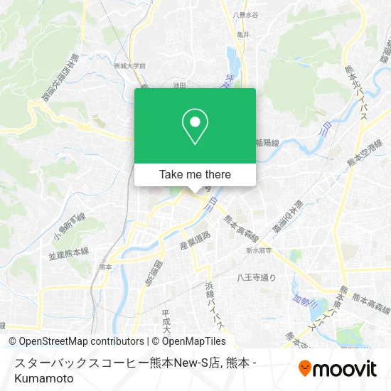 スターバックスコーヒー熊本New-S店 map