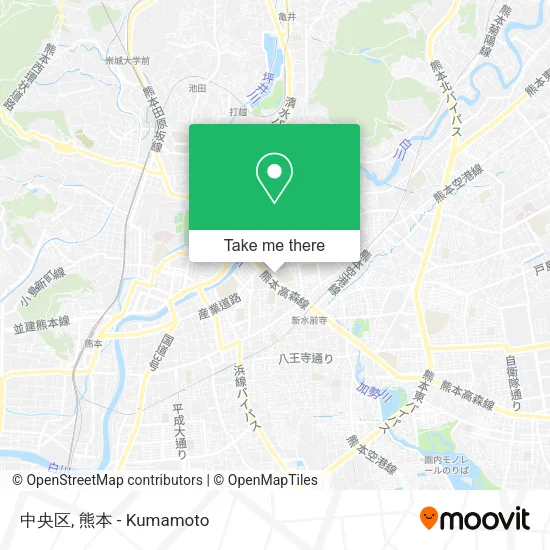 中央区 map