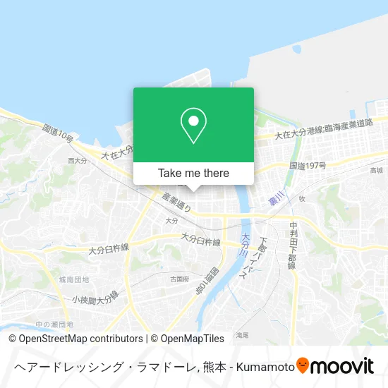 ヘアードレッシング・ラマドーレ map