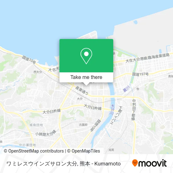 ワミレスウインズサロン大分 map