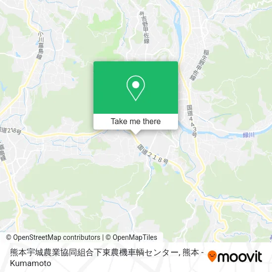 熊本宇城農業協同組合下東農機車輌センター map