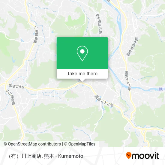 （有）川上商店 map