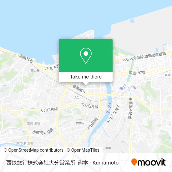 西鉄旅行株式会社大分営業所 map