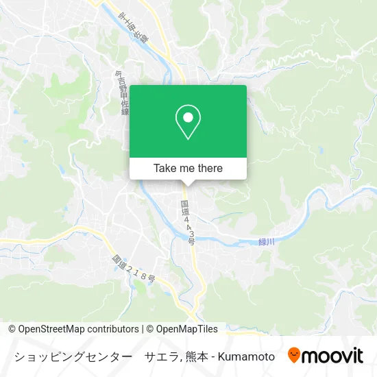 ショッピングセンター　サエラ map