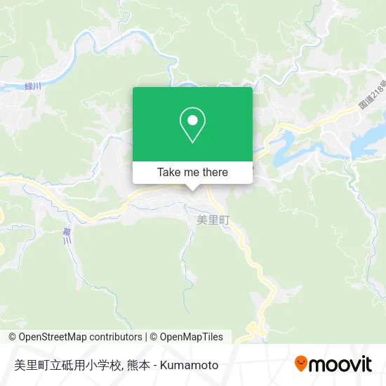 美里町立砥用小学校 map