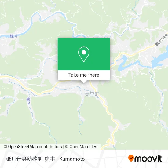 砥用音楽幼稚園 map