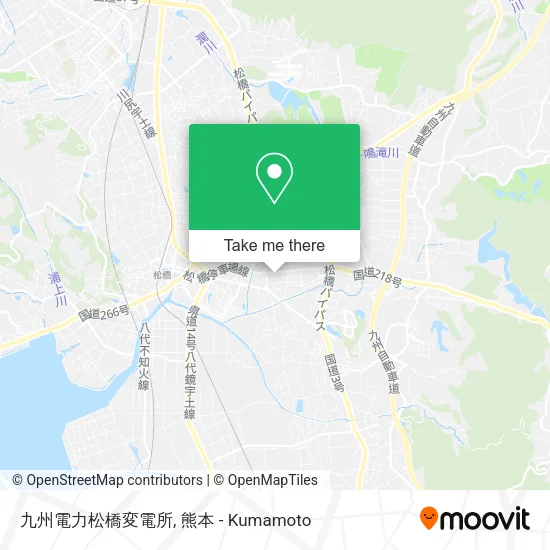 九州電力松橋変電所 map