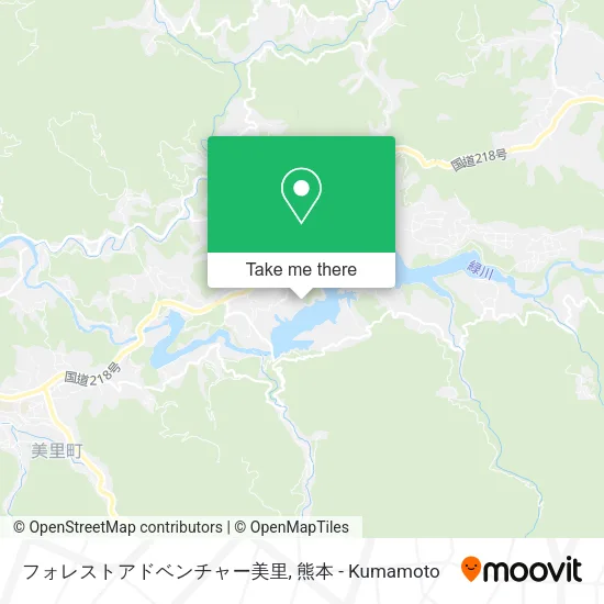 フォレストアドベンチャー美里 map