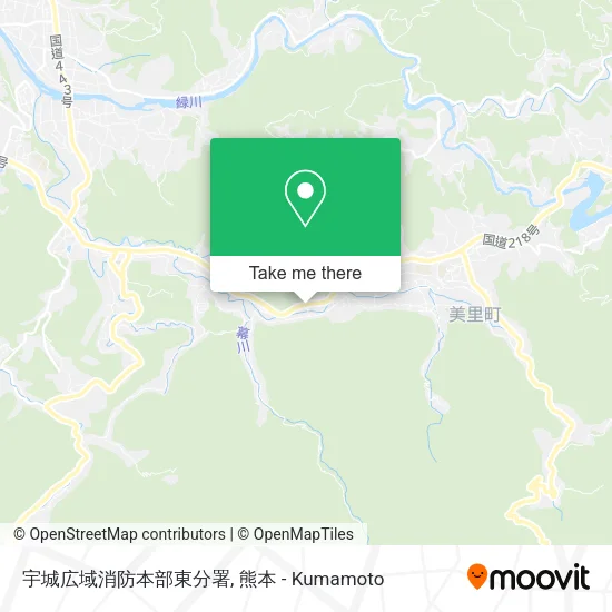 宇城広域消防本部東分署 map