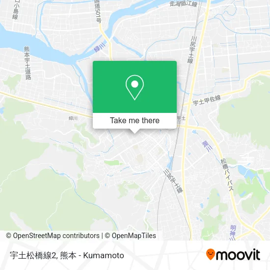 宇土松橋線2 map