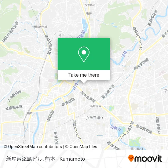 新屋敷添島ビル map